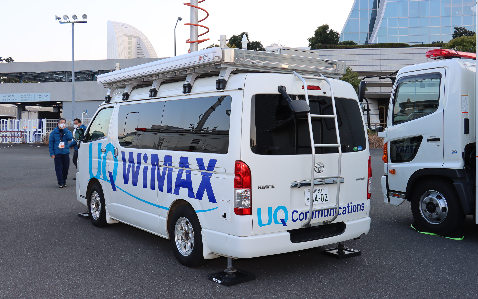 UQ WiMAXの車載型基地局