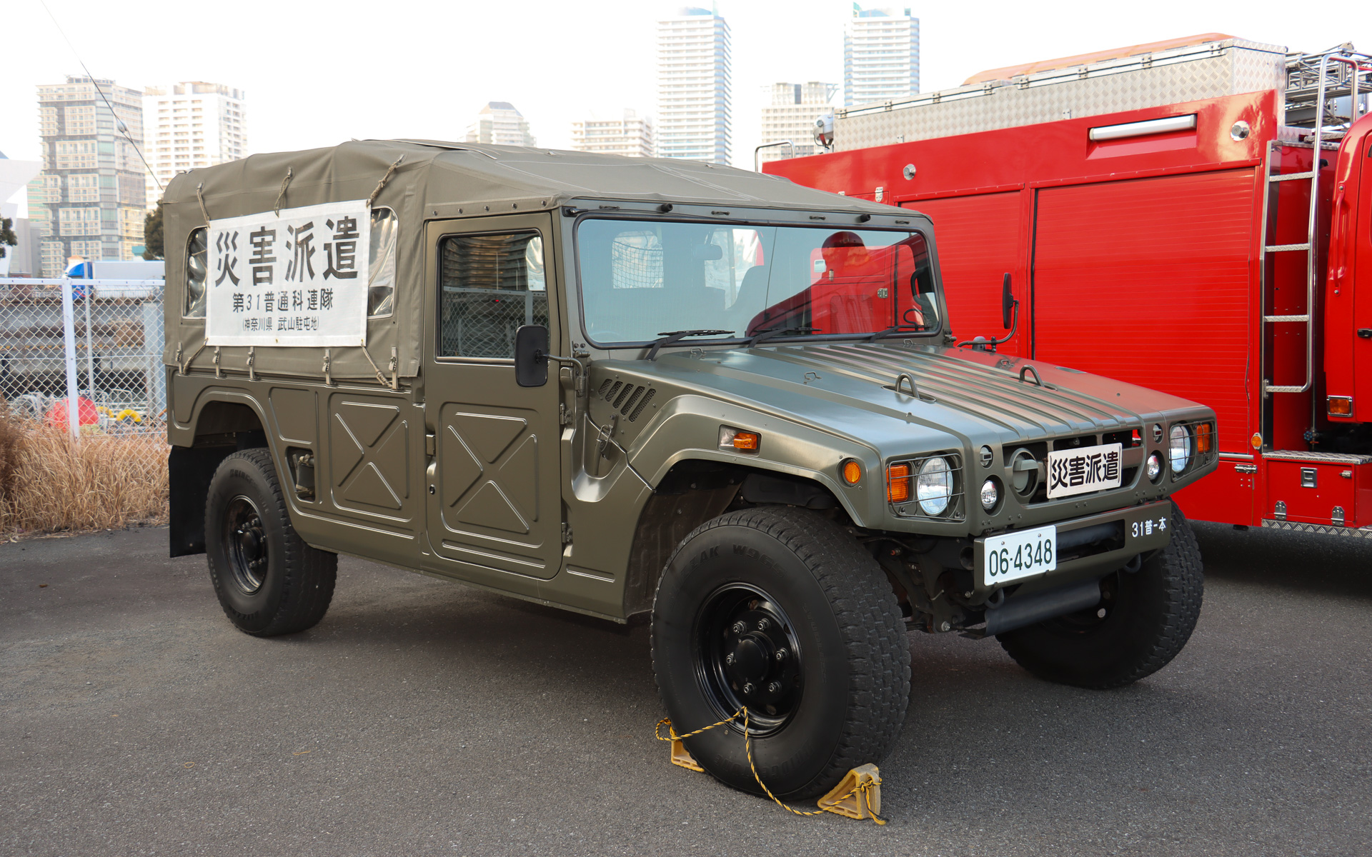 陸上自衛隊 東部方面隊の高機動車