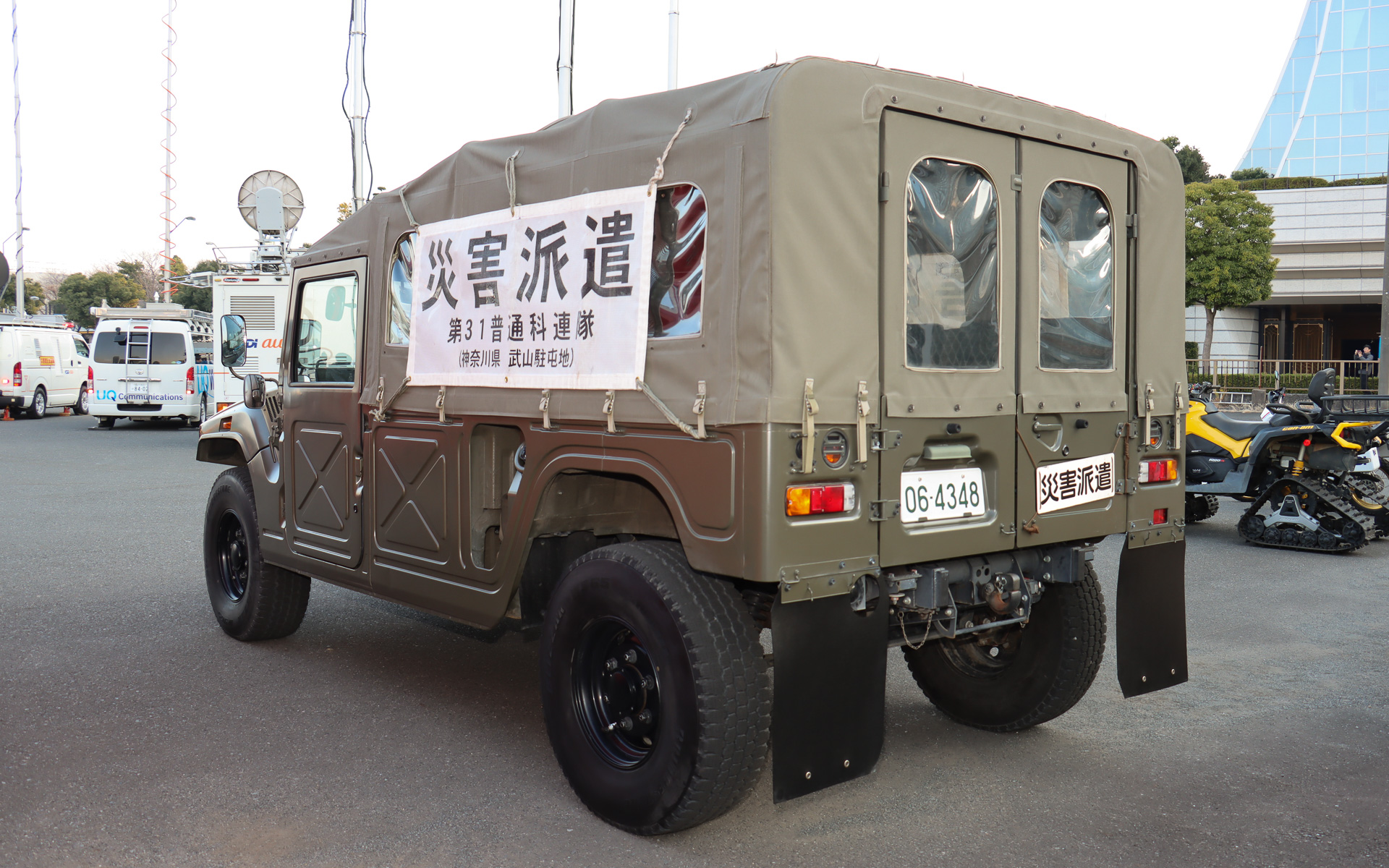 陸上自衛隊 東部方面隊の高機動車