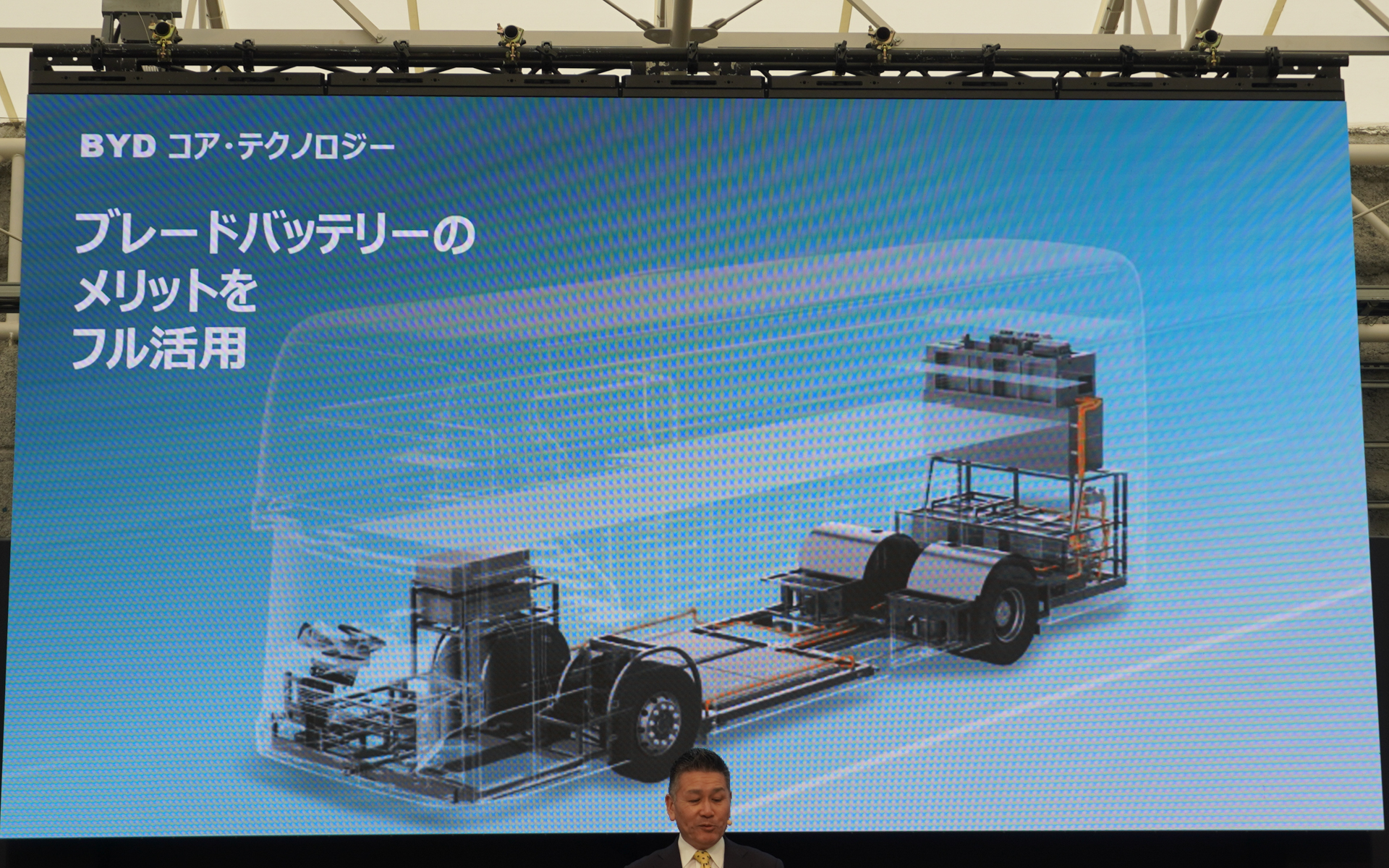 ブレードバッテリの配置