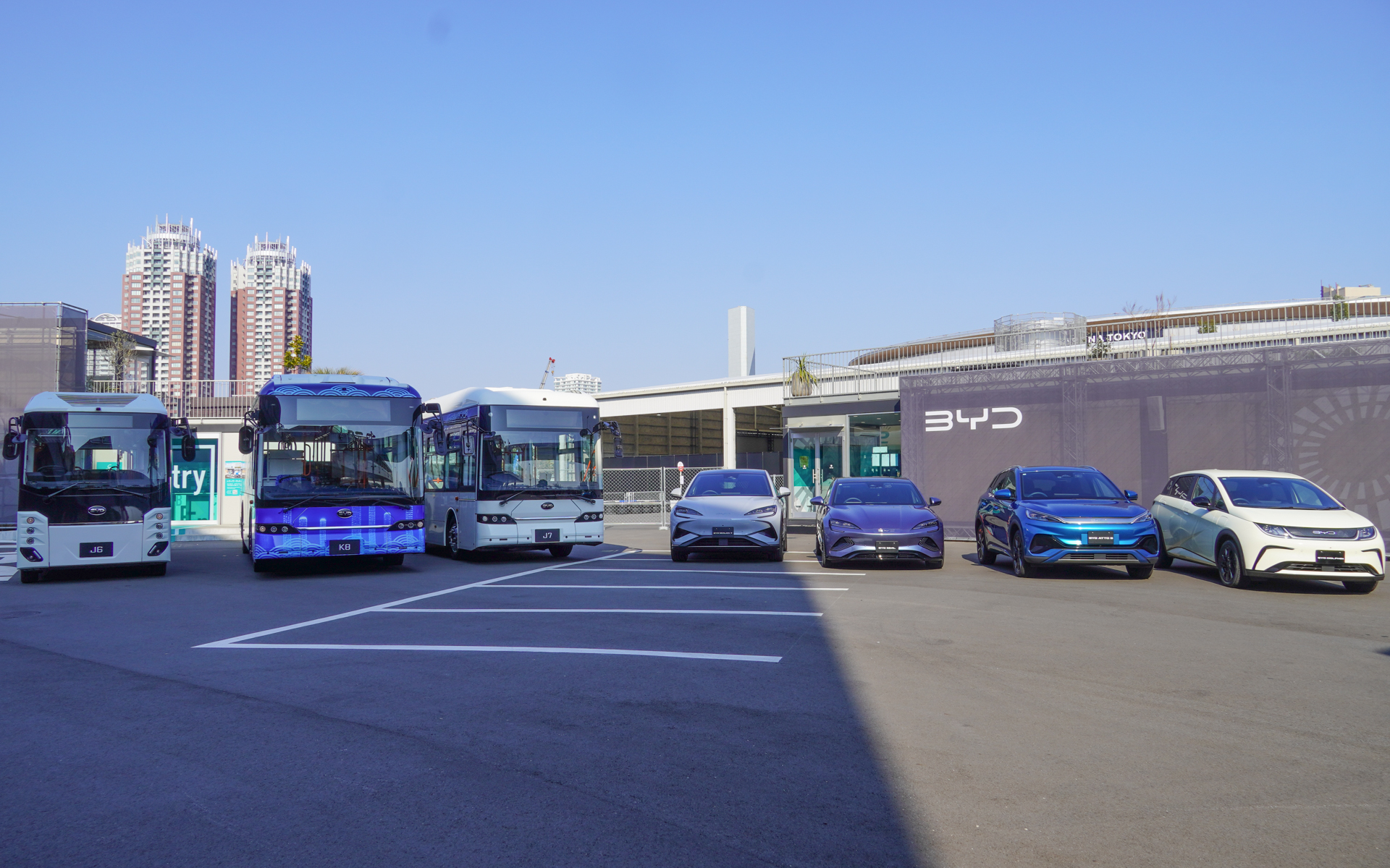 BYDの国内フルラインアップ