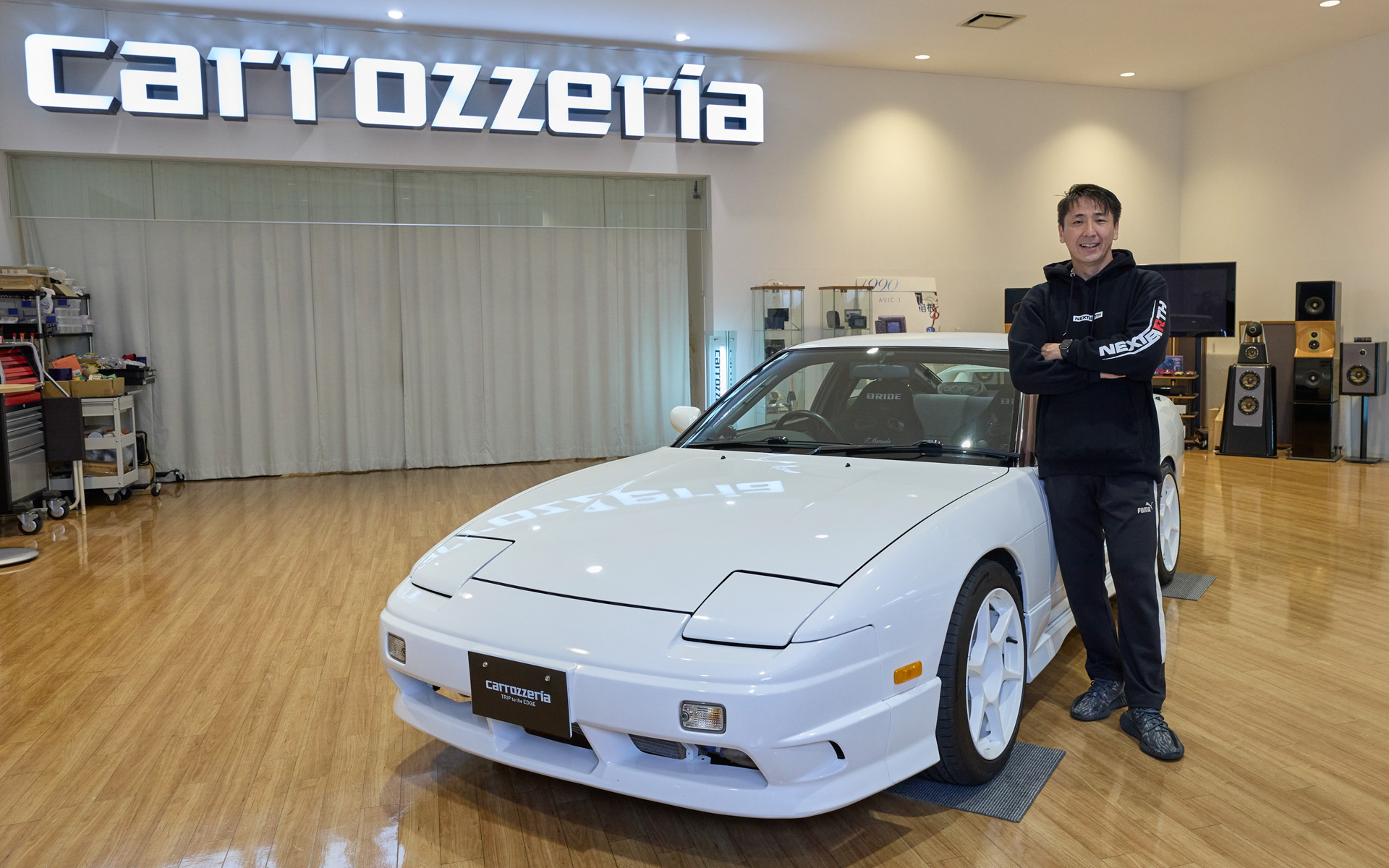 松田次生氏の愛車、日産「180SX」