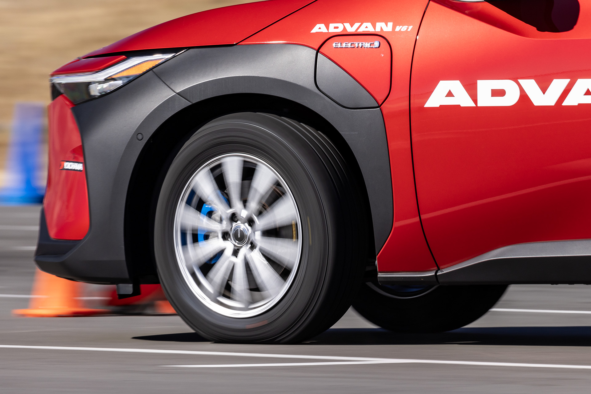 コーナリング時にもしっかりと荷重を支え、高いグリップ力を発揮していた