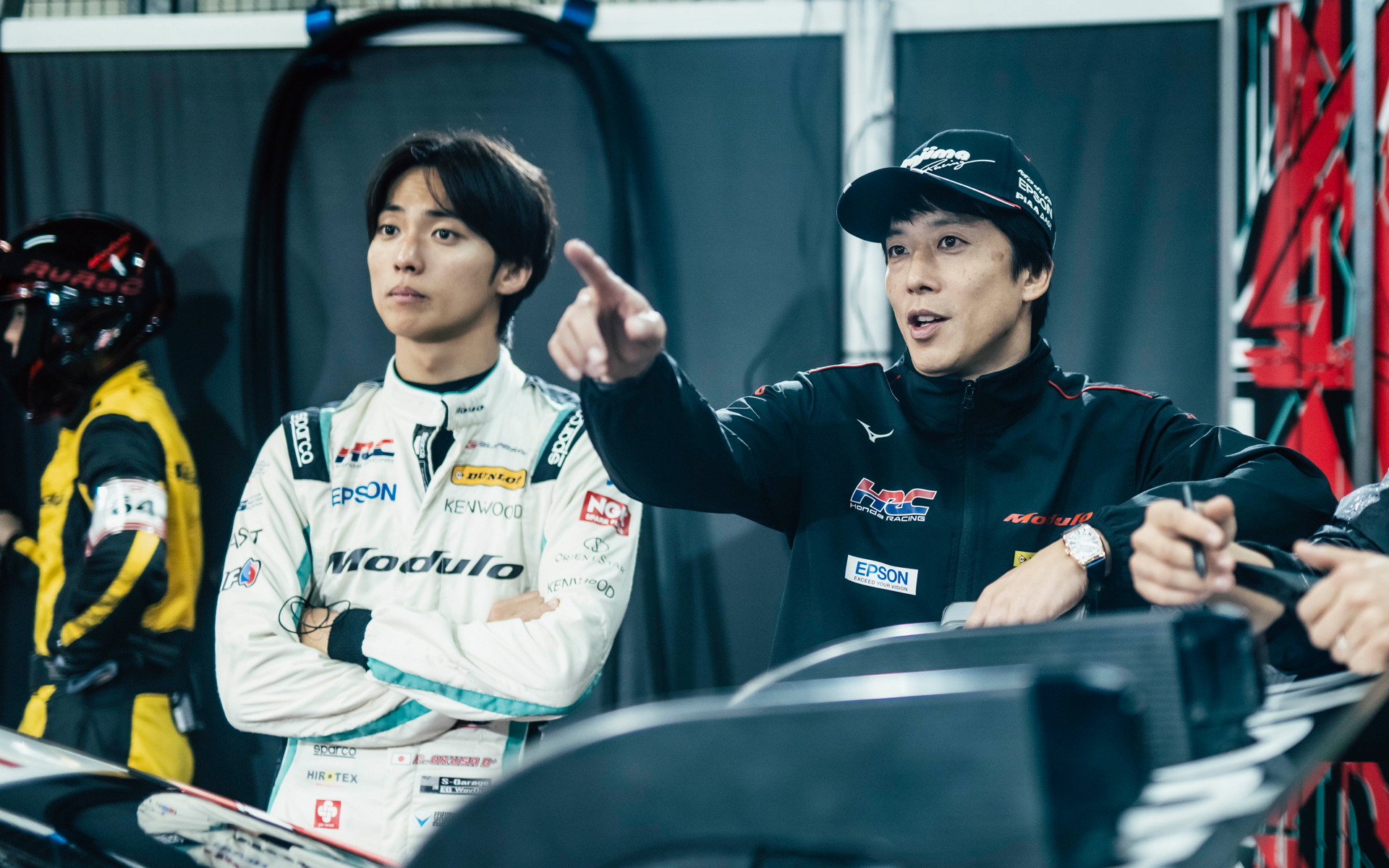 Modulo Nakajima Racing 伊沢拓也選手（右）/大草りき選手（左）