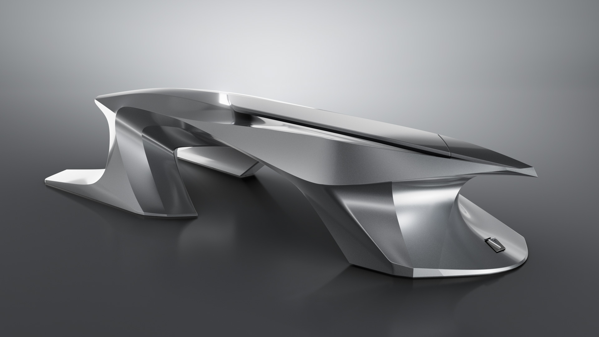 MODELLISTA EMBRYOは、「GEOMETRICAL organic（幾何学的×有機的=近未来的な造形）」をデザインコンセプトに、これからのモデリスタデザインの「新化」を示唆する立体イメージモデルとして創り上げた