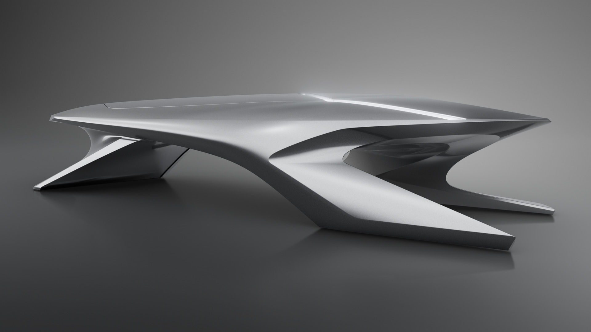 MODELLISTA EMBRYOは、「GEOMETRICAL organic（幾何学的×有機的=近未来的な造形）」をデザインコンセプトに、これからのモデリスタデザインの「新化」を示唆する立体イメージモデルとして創り上げた