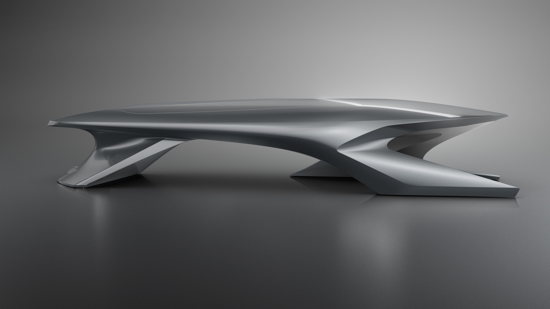 MODELLISTA EMBRYOは、「GEOMETRICAL organic（幾何学的×有機的=近未来的な造形）」をデザインコンセプトに、これからのモデリスタデザインの「新化」を示唆する立体イメージモデルとして創り上げた