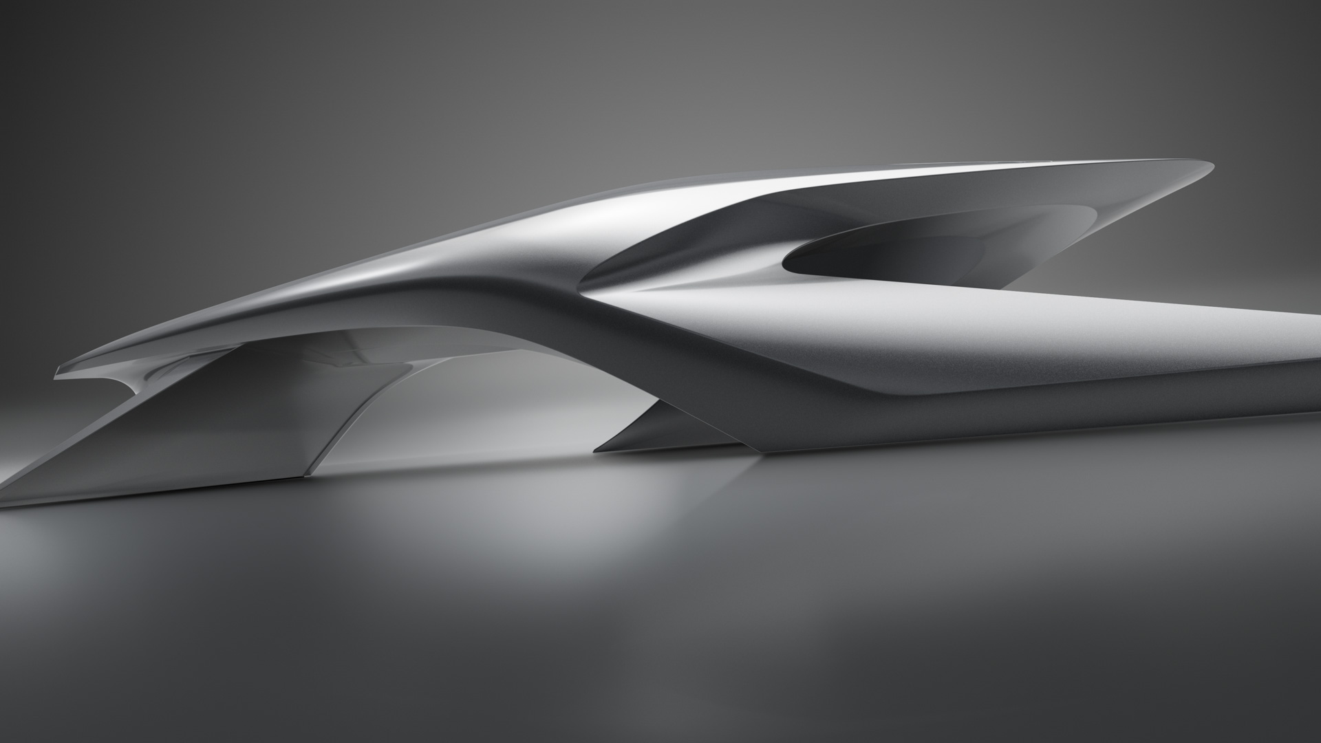 MODELLISTA EMBRYOは、「GEOMETRICAL organic（幾何学的×有機的=近未来的な造形）」をデザインコンセプトに、これからのモデリスタデザインの「新化」を示唆する立体イメージモデルとして創り上げた