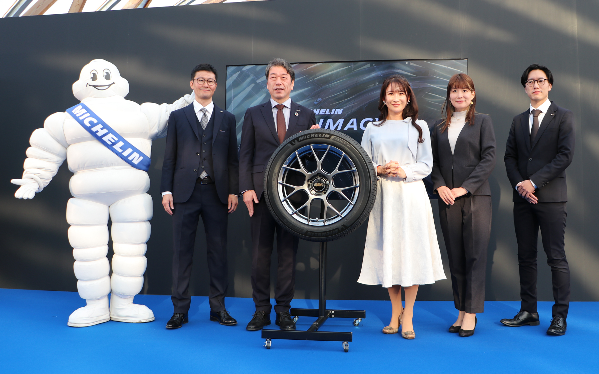 ミシュランの新製品「プライマシー 5」の発表会が実施された