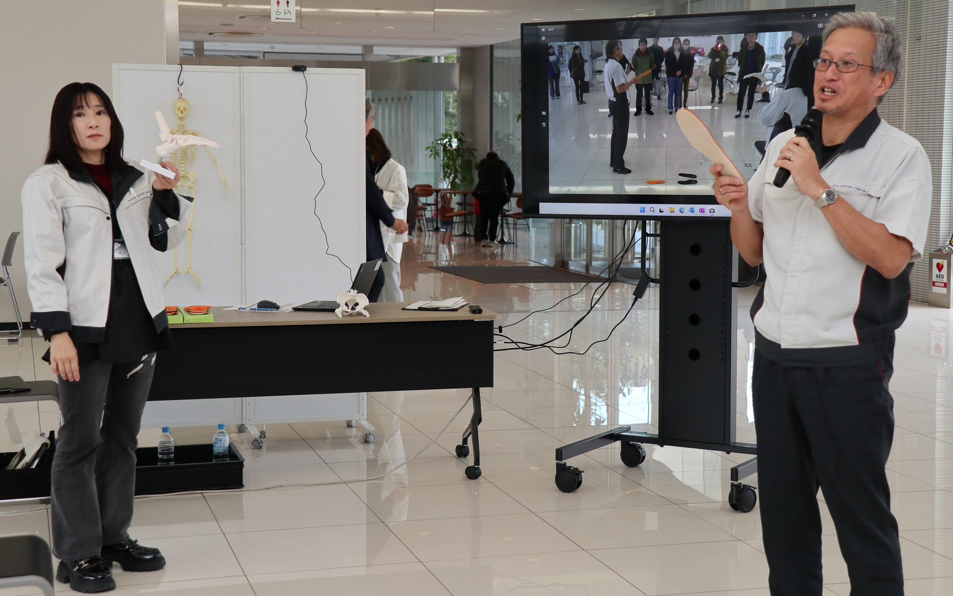 インソールが生み出す効果について虫谷氏が紹介