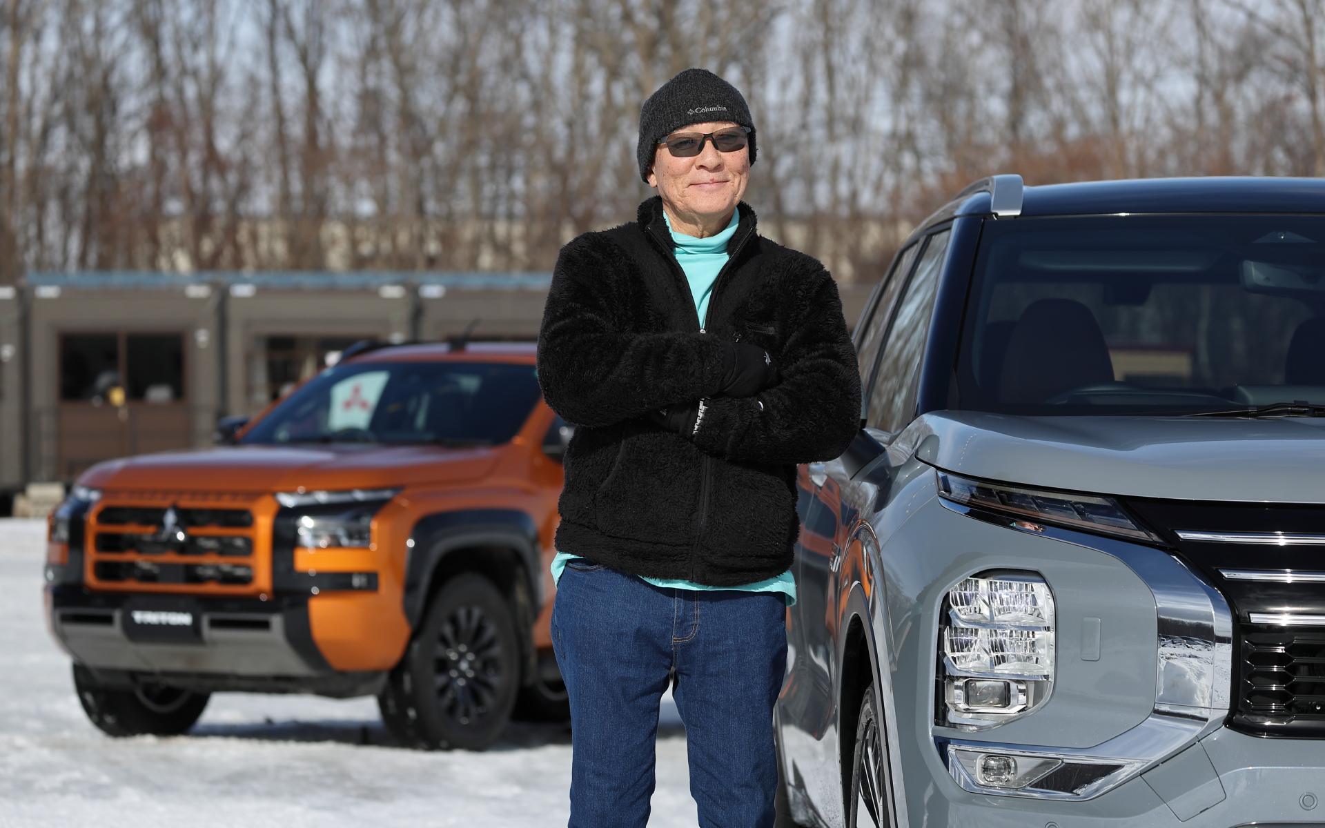 雪上での走行性能をチェック