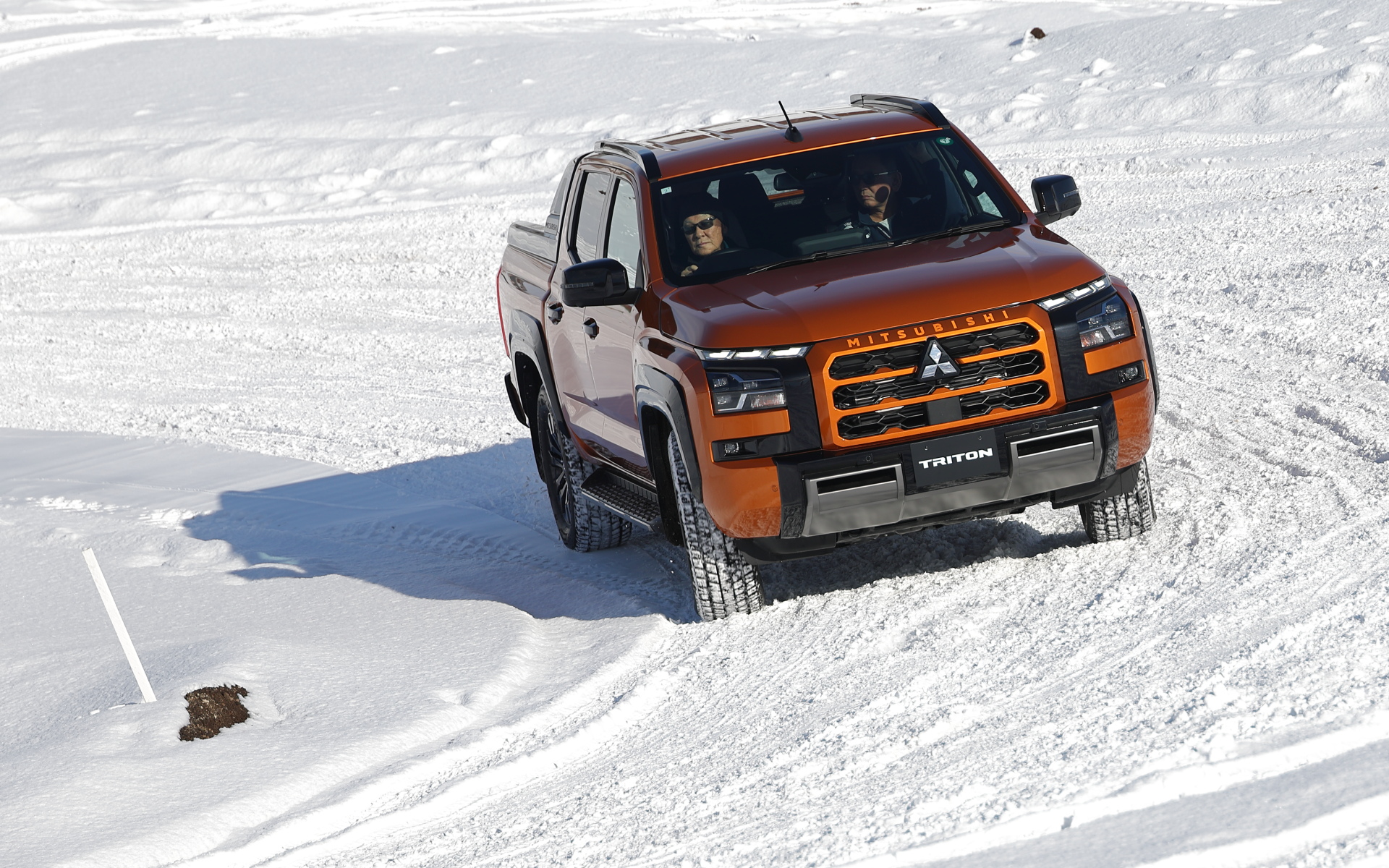 超ロングホイールベースとは思えないほど軽快に走ってくれたトライトン