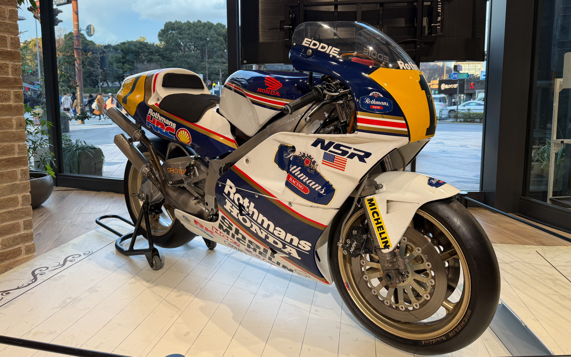1989年 NSR500の展示は2月6日まで