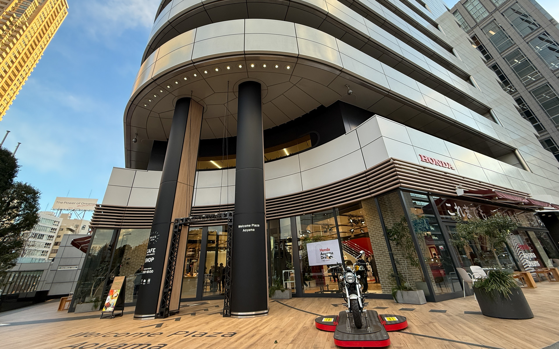 災害時には炊き出しなどに使えるようスペースが確保された