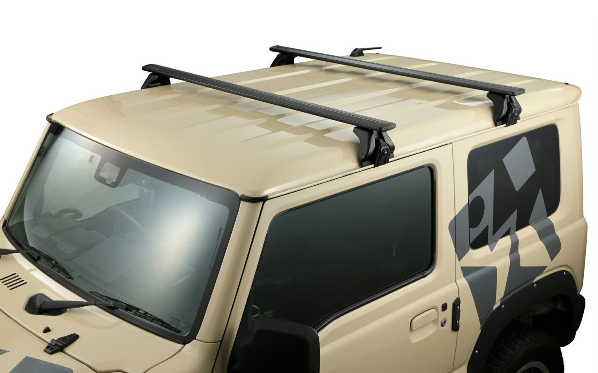 カーメイトがジムニー・ジムニーシエラ専用の「INNOドリップエアロベースセット」を発売した