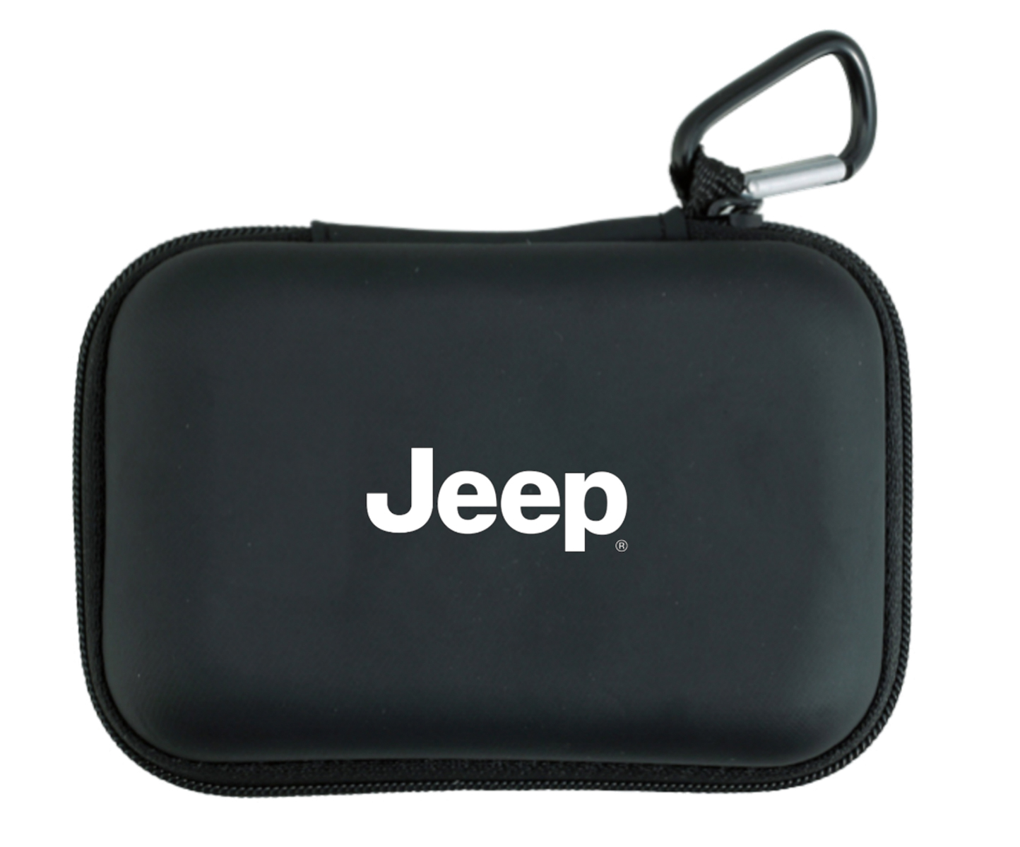ジープオリジナルの「マルチハードケース」のサイズは、約115×80×40mm（長さ×幅×厚み）、素材はポリウレタン、ポリエステル、アルミニウム