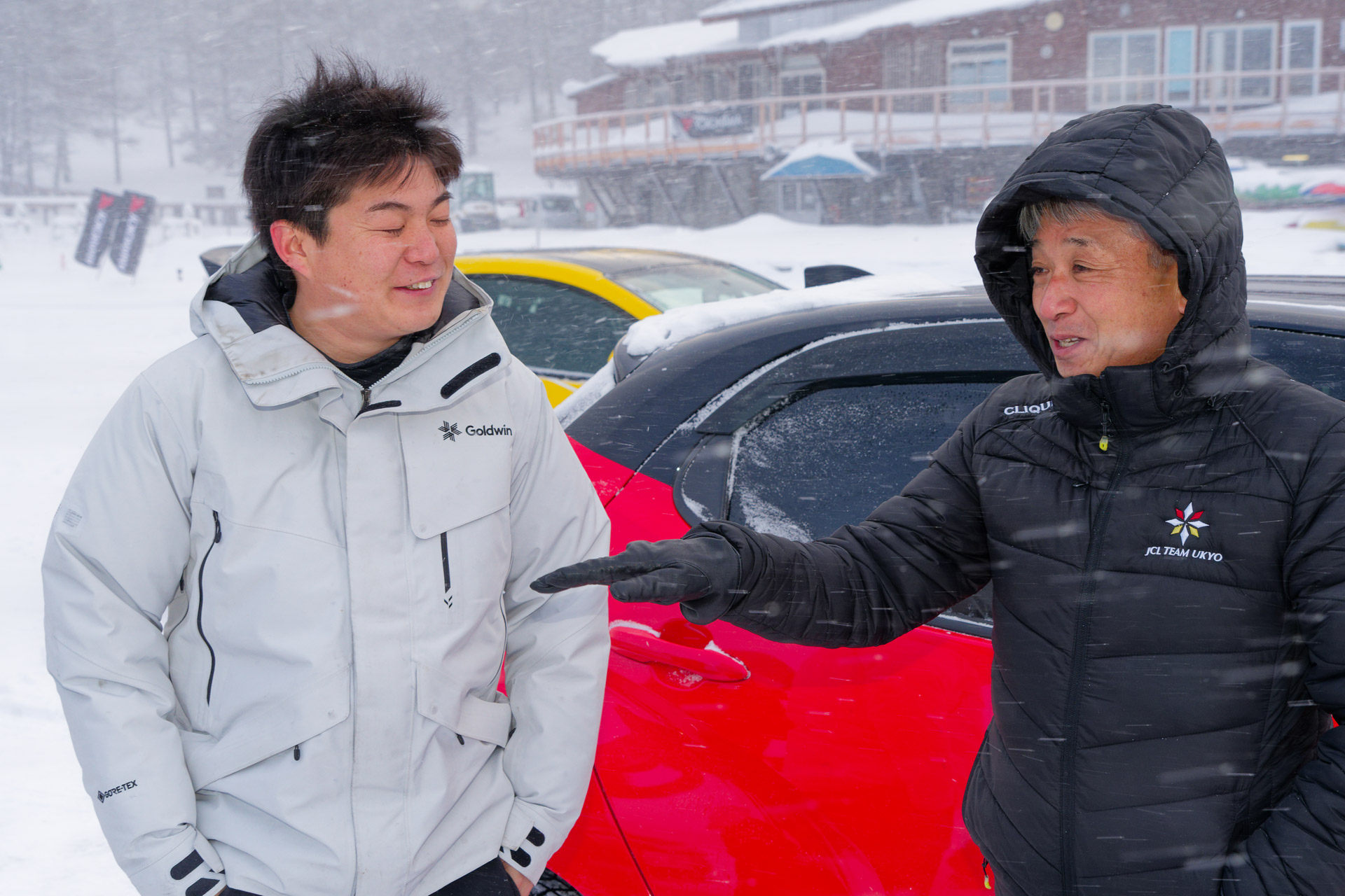 サステナルブの試乗車後に興奮を隠しきれない片山氏