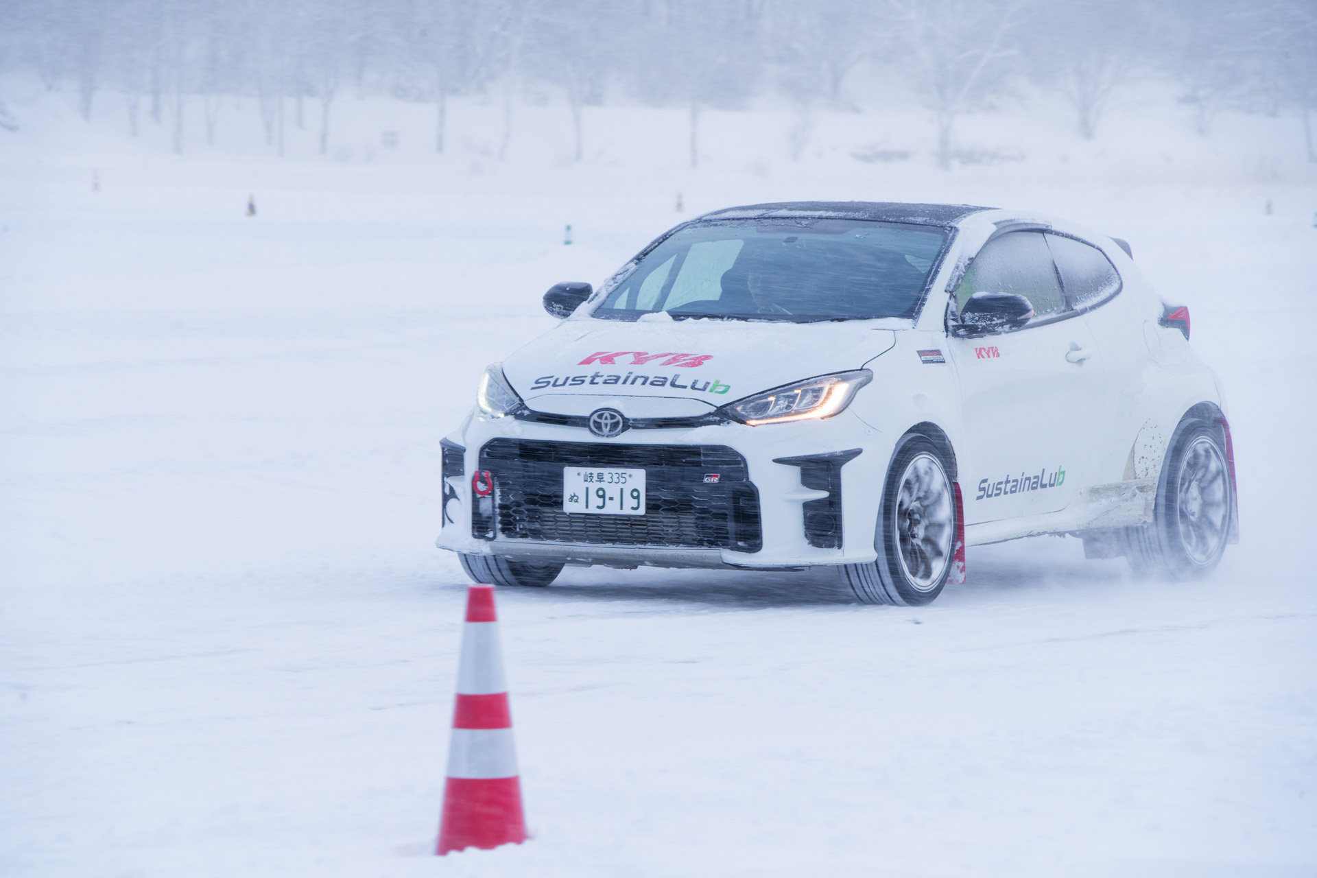 石黒選手は基礎的な練習を積むために、あえて2023年度の参戦時と同等仕様の車両で走行していた