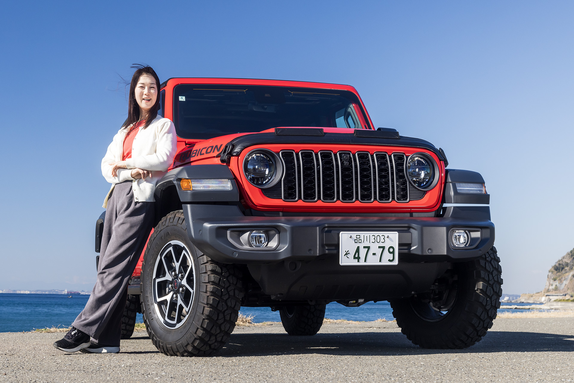 まるも亜希子がラングラーのステアリングを握り、気持ちの向くままドライブへ