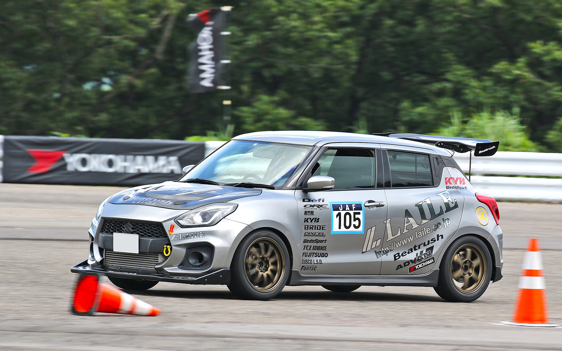 全日本ジムカーナ選手権（画像は2024年のもの）