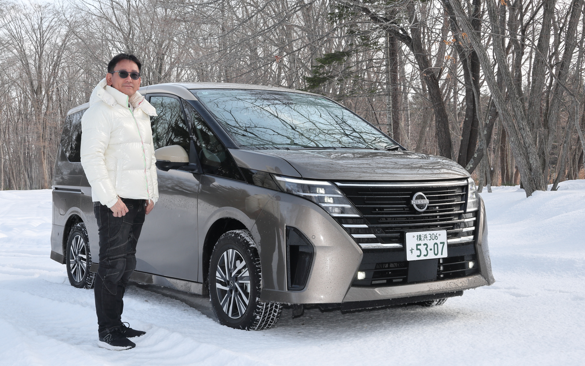 セレナ e-POWERに電動駆動4輪制御技術「e-4ORCE」搭載モデルをラインアップに追加して2024年11月に発売。試乗車は「e-4ORCE ハイウェイスターV」で価格は408万8700円