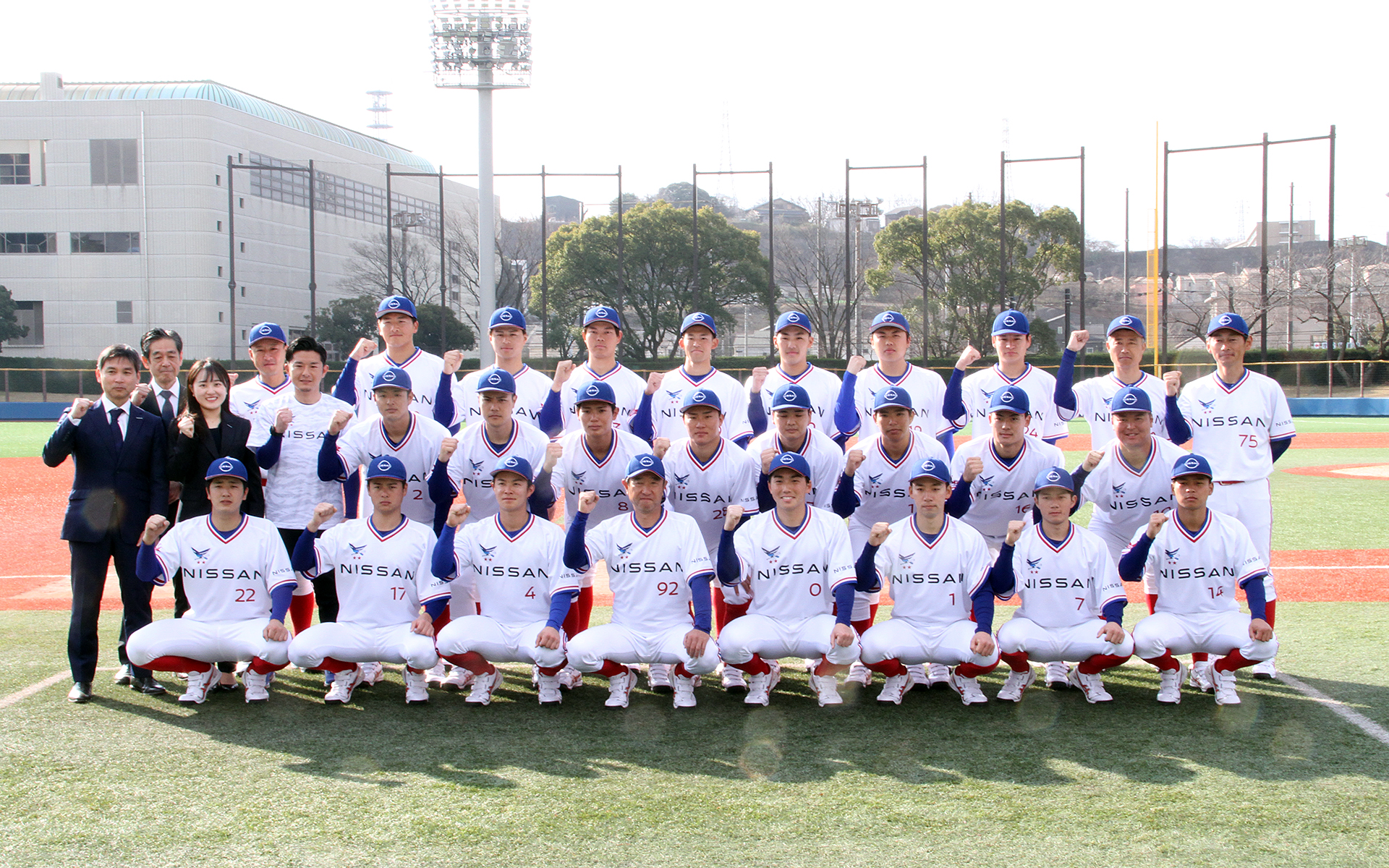 日産自動車本社公式野球部のメンバー