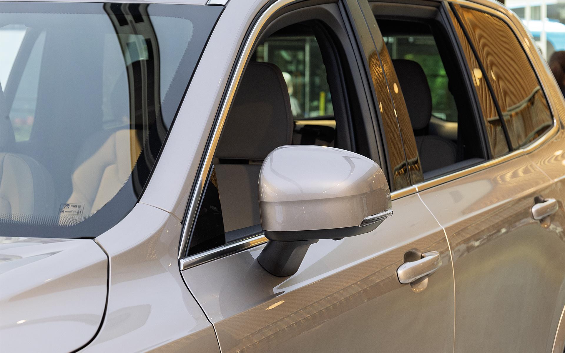 ミラーはボディ同色になる