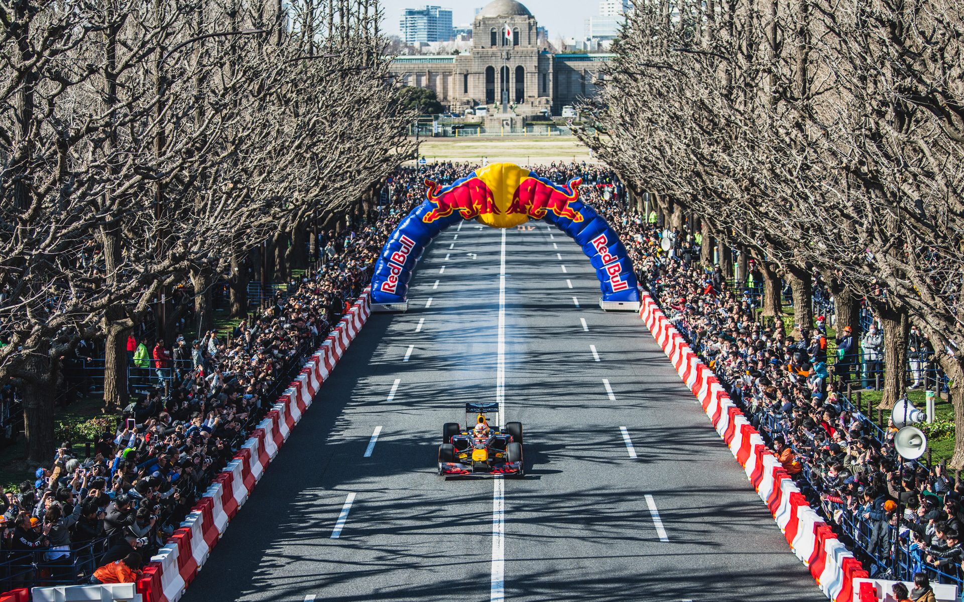 2019年に明治神宮外苑で開催したRed Bull Showrunの様子（Suguru Saito / Red Bull Content Pool）