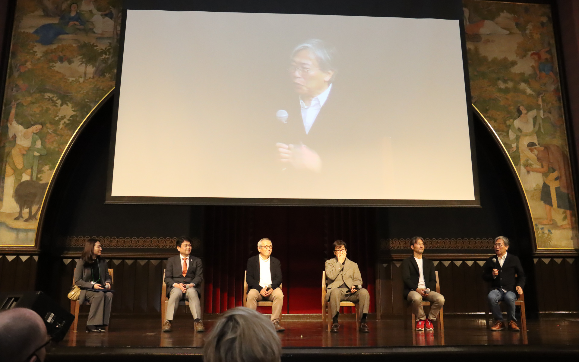 著名ゲストと中邑氏の対談