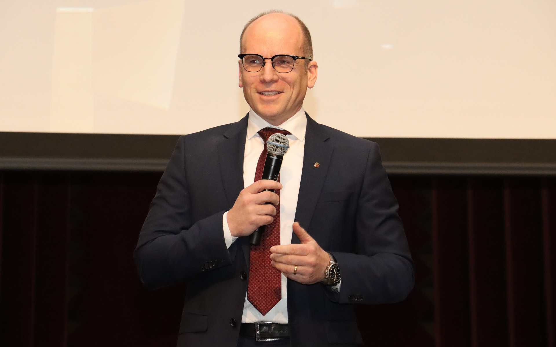 ポルシェジャパンの代表として参加したフィリップ・フォン・ヴィッツェンドルフ氏（現ポルシェチャイナ 副社長兼最高執行責任者）