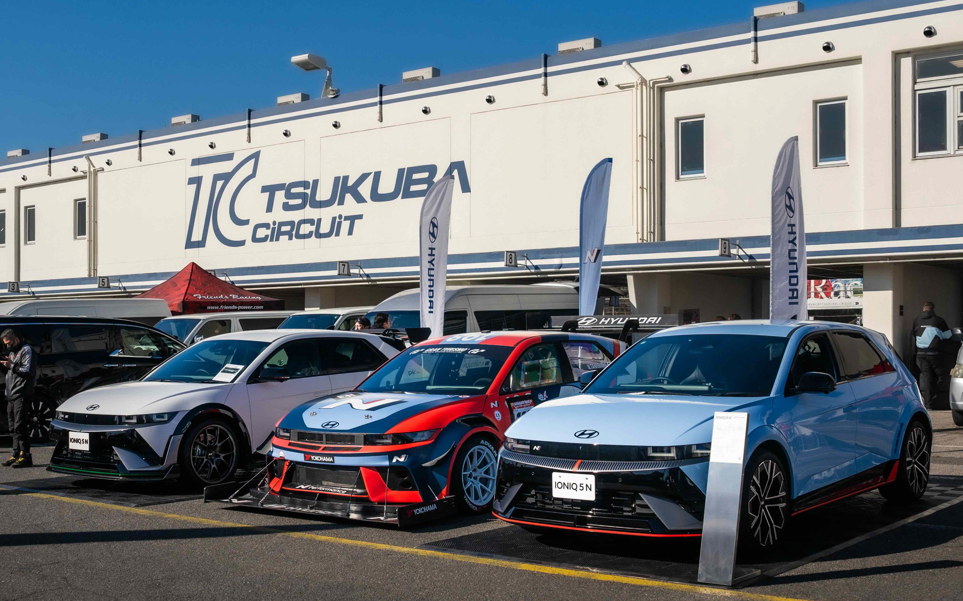 特別な高性能パーツパッケージを装着したショーカー「IONIQ 5 N DK Edition」なども展示