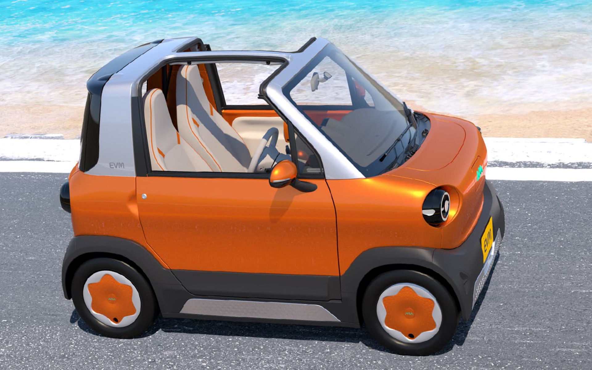 超小型モビリティ「AIM EVM」