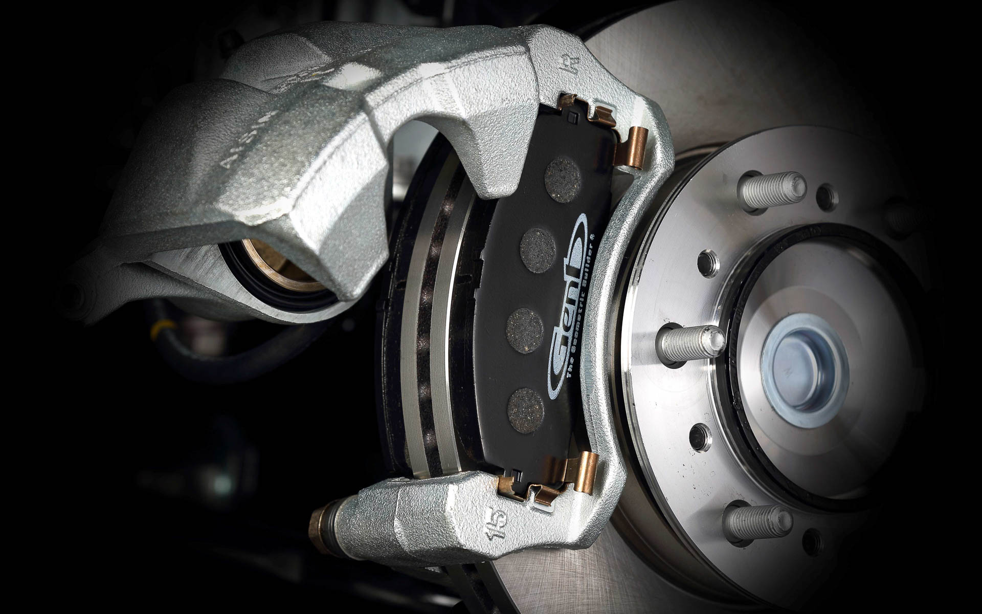 マルチファンクションブレーキパッドの装着イメージ