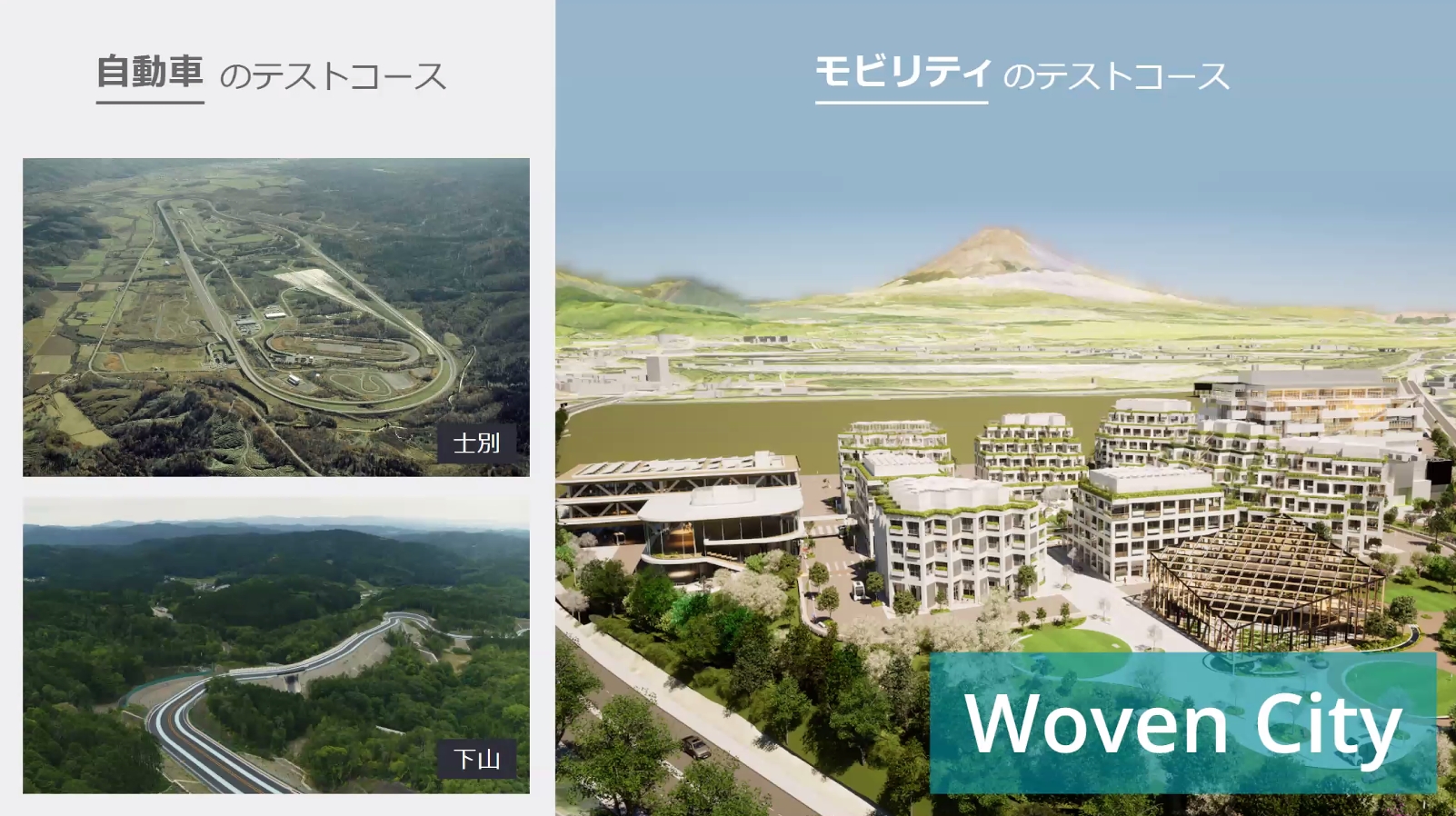 ウーブンシティはこれまでにないモビリティのテストコースとなる