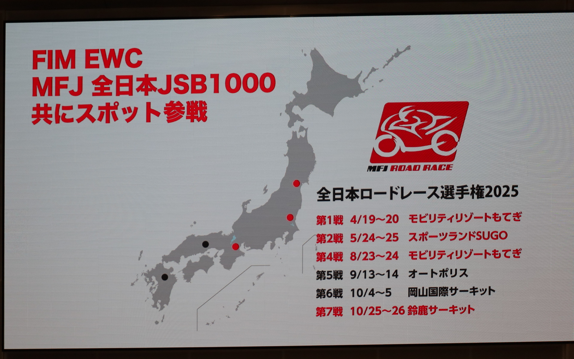 2025シーズンはスポット参戦となる