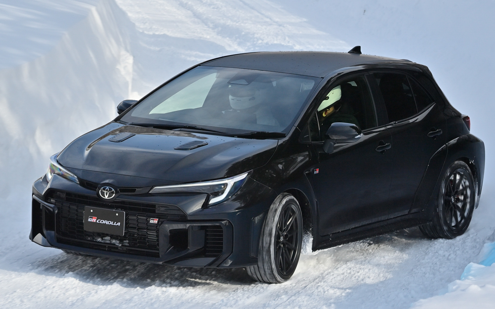 多くの点が進化した進化型GRカローラ。特に前後のトルク配分とABS制御は進化を感じた部分