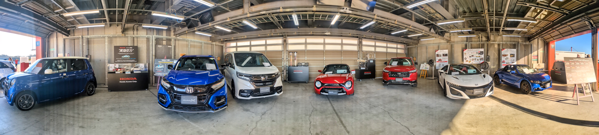 歴代のModulo Xも展示されていた