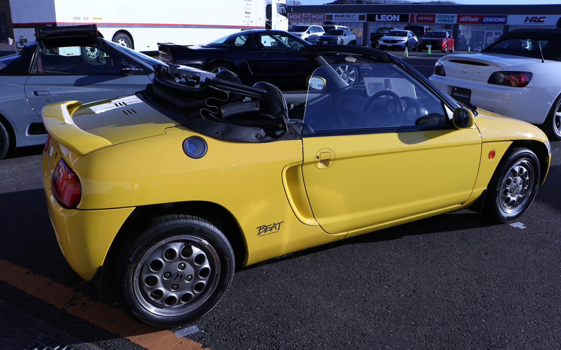 純正サスペンションならではの乗り心地とスポーティな味付けを両立したModuloサスペンションを装着したBEAT