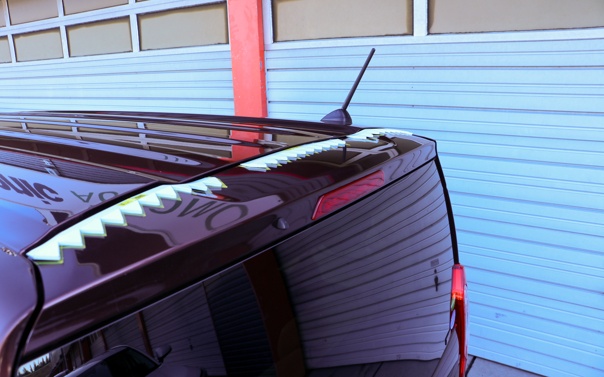 実効空力デバイス簡易版を外した状態で1周、装着した状態で1周の計2周の試乗が行なわれた