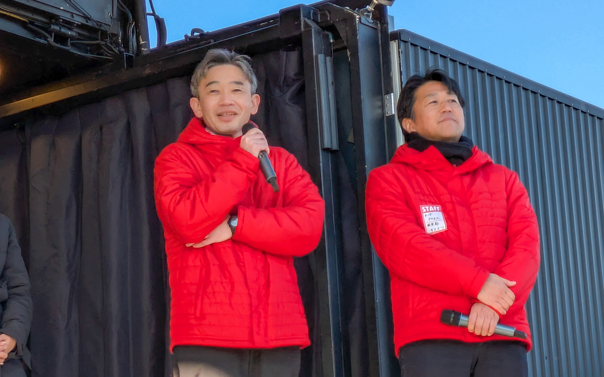 株式会社ホンダアクセス 開発責任者 湯沢峰司氏（左）、同開発部 清松邦人氏（右）