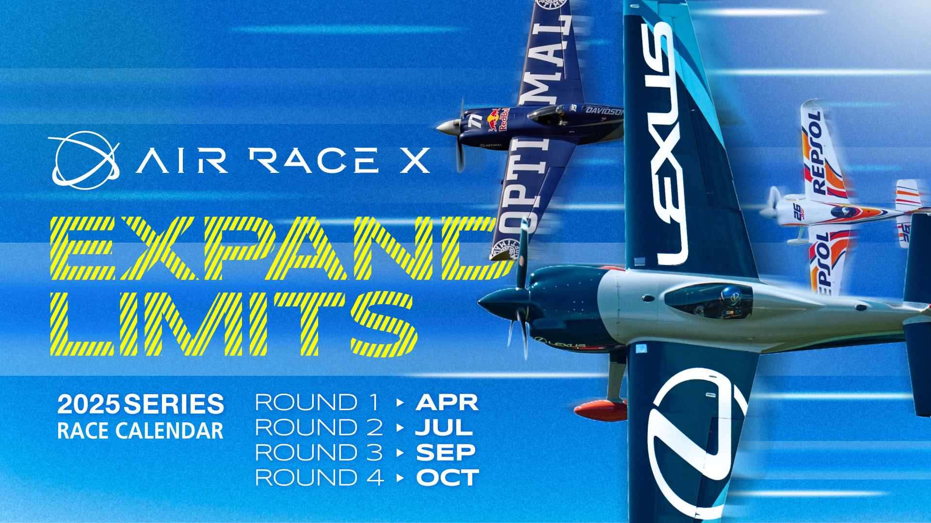 AIR RACE Xが2025年シーズンのスケジュール公開