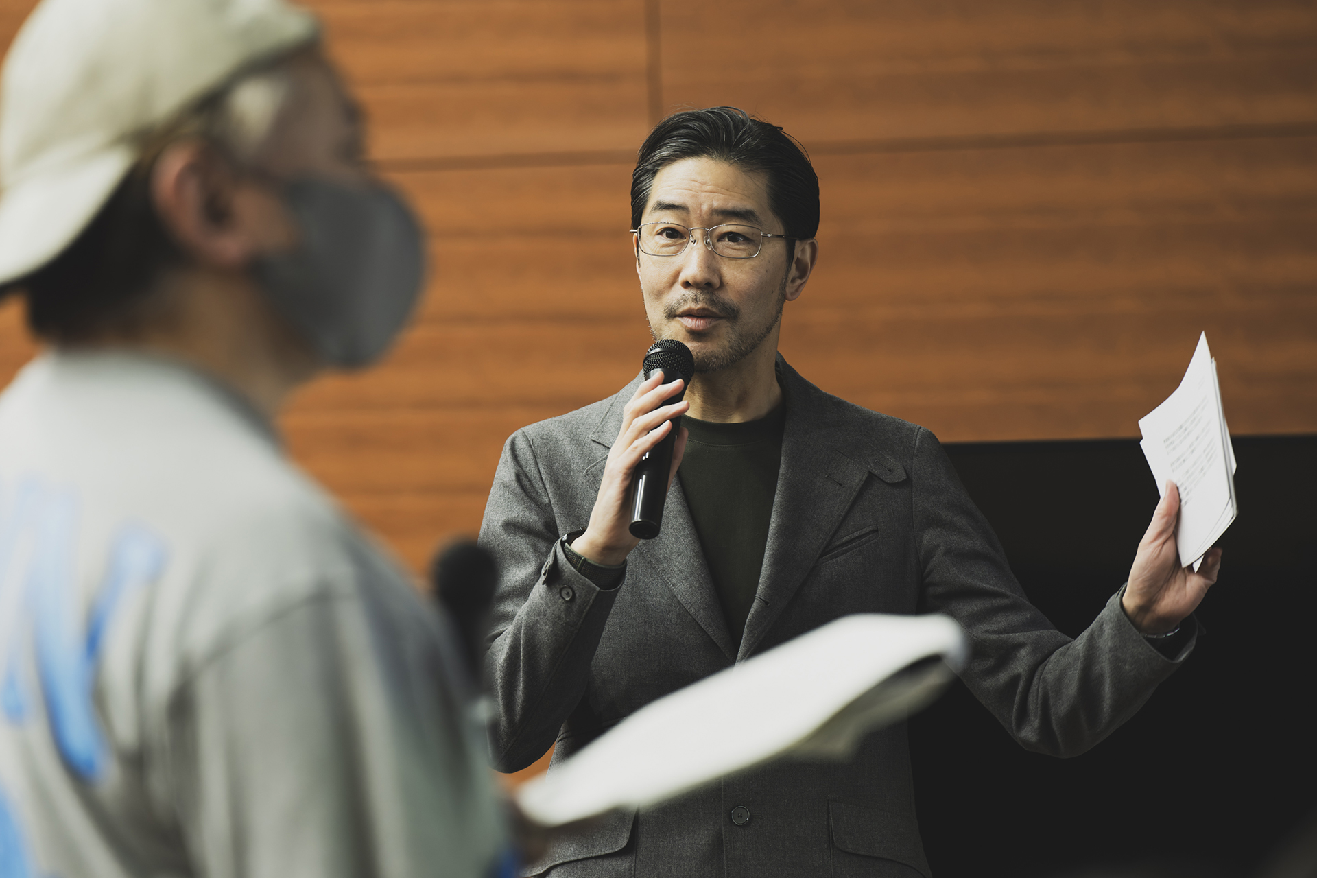 ポルシェジャパン広報部長の黒岩真治さん。伝えたい想いをリハーサルから丁寧に言葉にしていた印象