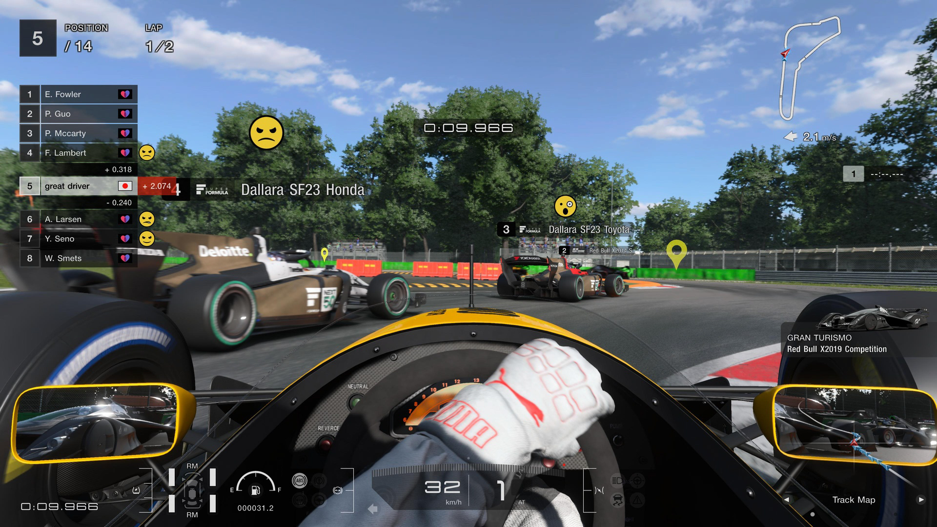 次世代レーシングAIエージェント「グランツーリスモ・ソフィー」が、新たに「モンツァ・サーキット」のコースに対応。対応コース内の「クイックレース」より、「グランツーリスモ・ソフィー」とのレースを楽しめる