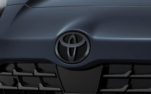 ヤリスクロス Z“URBANO”トヨタマーク（ブラック/フロント）