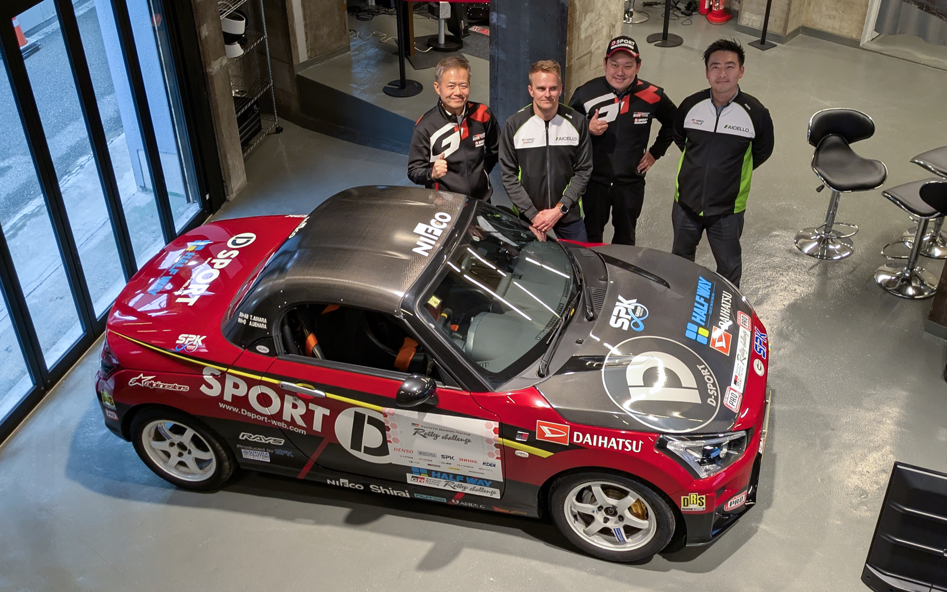 「D-SPORT Racing Team」と「Rally Team AICELLO」が親交を深める1日となった