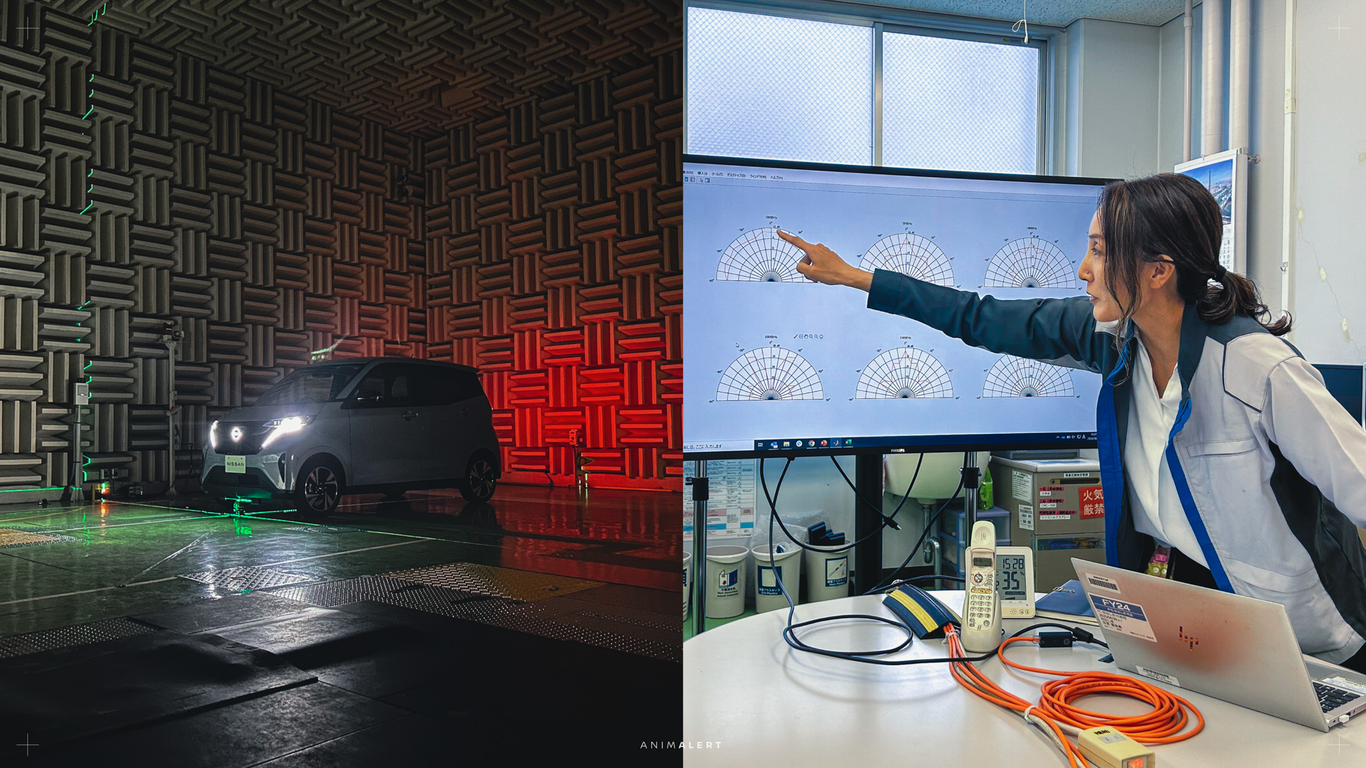 テストデバイスを搭載したEV「サクラ」による走行実験をスタート