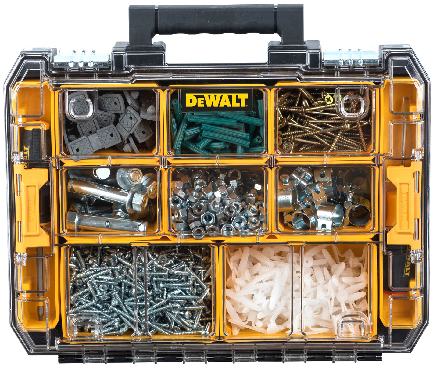 11個の小分け収納で、ふたが透明なのですぐに分かる（画像は既存製品）