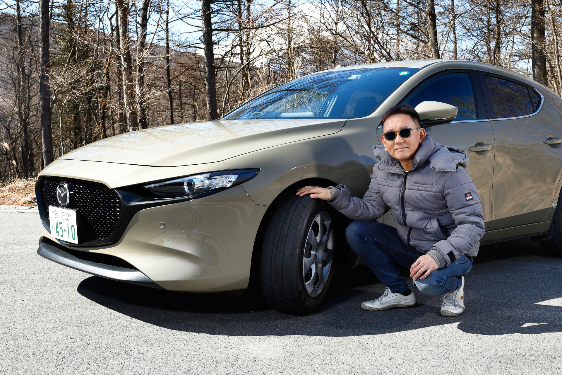 セダン、スポーツ、コンパクト用にサイズラインアップを展開しているということで、マツダ3に「Playz PX II」を履いてその性能をチェックした