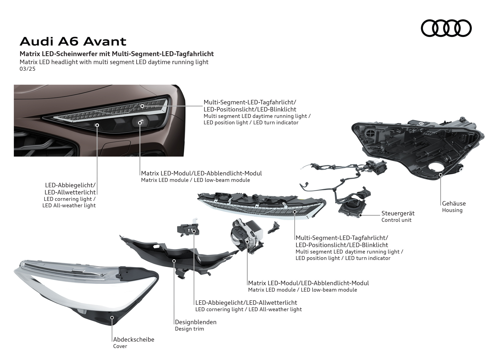 デジタルライティングテクノロジのマトリクスLEDヘッドライトを採用