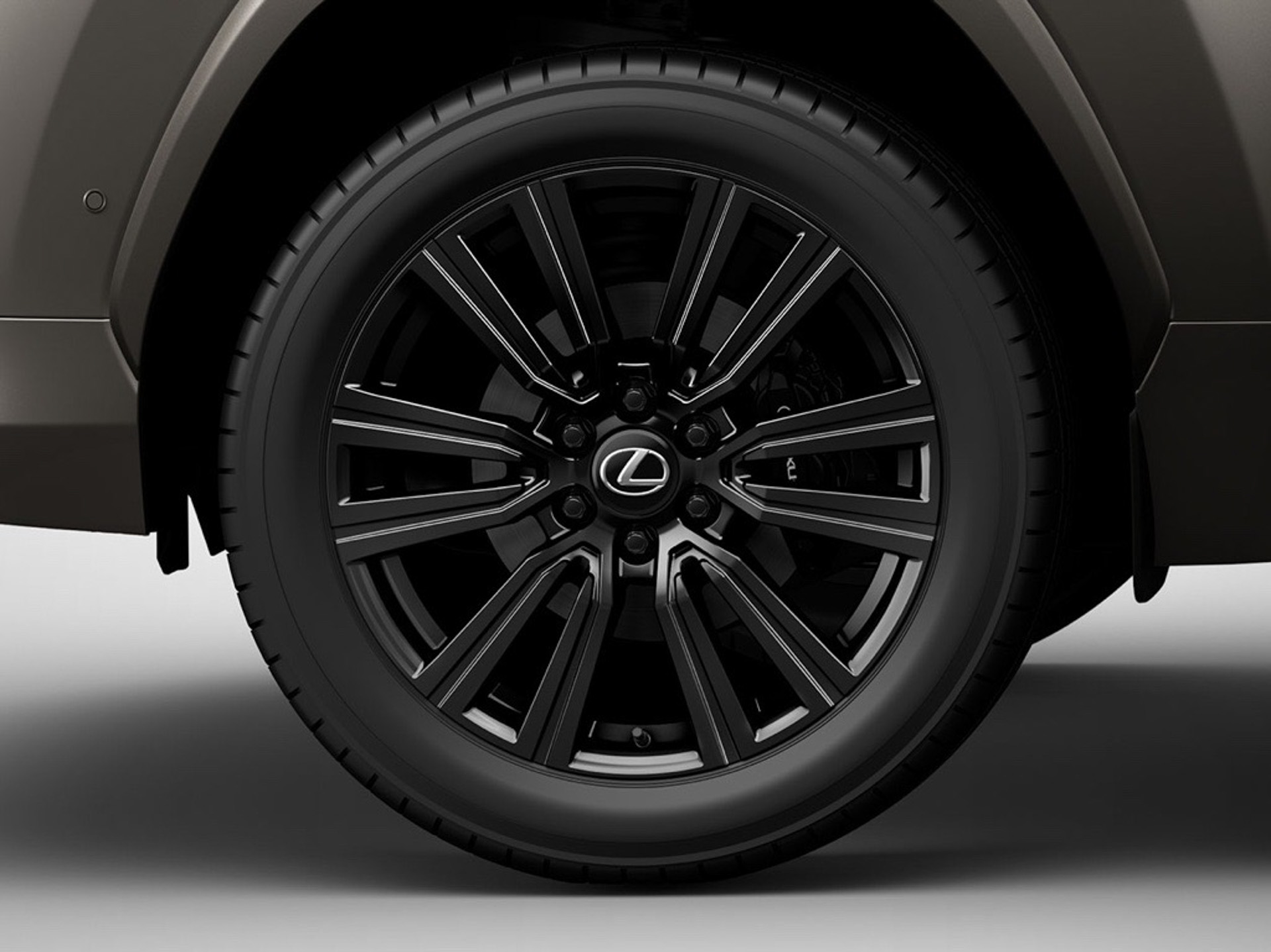 265/50R22タイヤ＆鍛造アルミホイール（特別仕様車ブラック塗装）